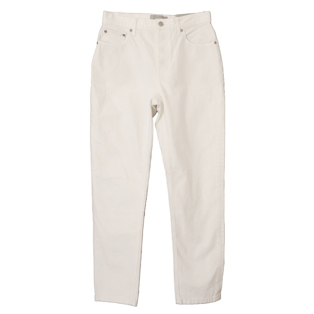 Everlane The 90's Cheeky Straight Jean 25 High Rise Bone White 100% Cotton B63